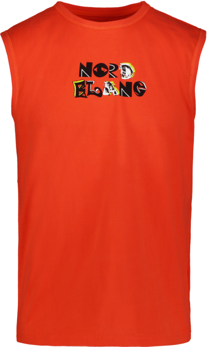 Narancssárga férfi pamut trikó DOLI - NBSMT2436