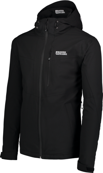 Fekete férfi outdoor dzseki/kabát AGG