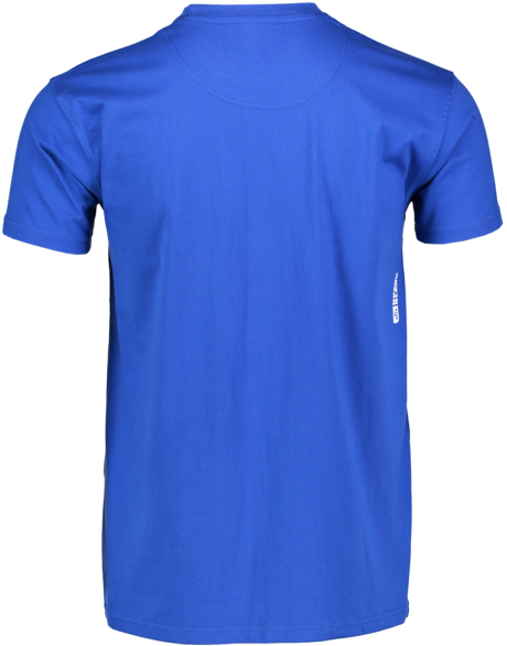 Men's blue cotton t-shirt FERVOR