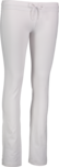 Fehér női könnyű elasztikus melegítő nadrág MADDI
