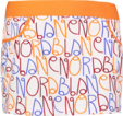 Women's orange elastic skirt YANDA - NBSSL2469