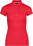Piros női elasztikus póló gallérral STANDY