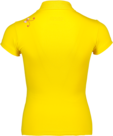 Sárga női elasztikus póló gallérral HAPPYS