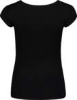 Fekete női elasztikus póló NEST